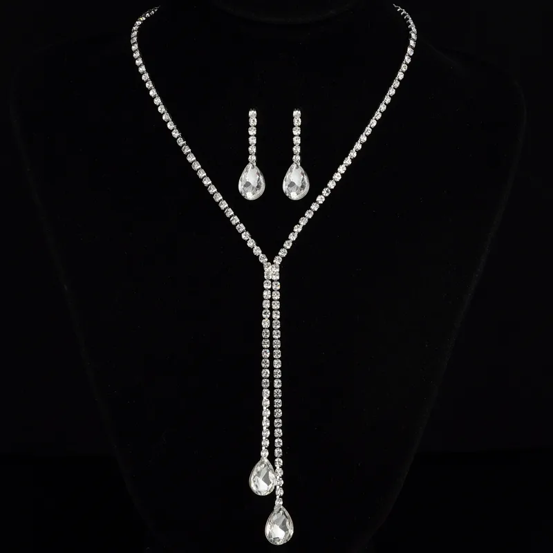 Gold-Tone Teardrop Lariat Necklace